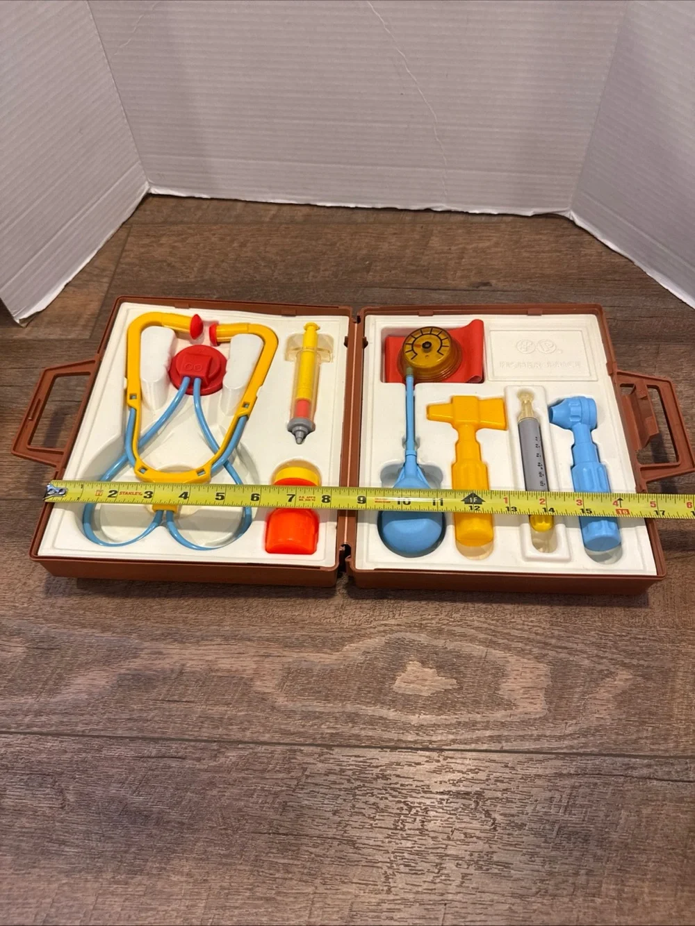 Vintage 1977 Fisher-Price Medical Kit #936 Doctor Nurse Pretend Play Set